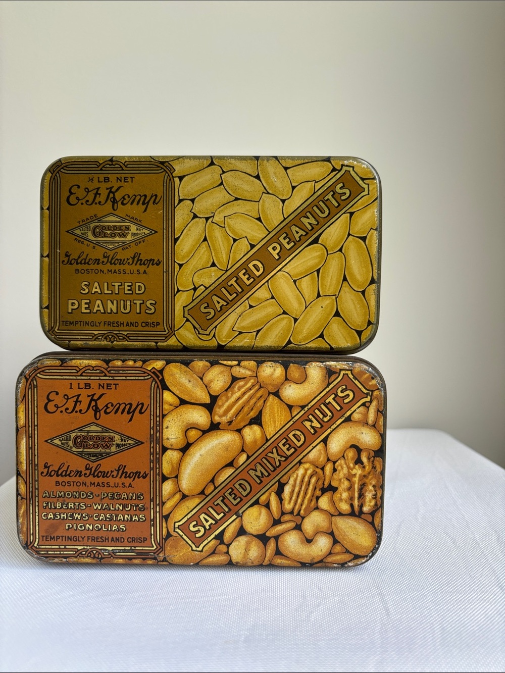 E. F. Kemp Nut Tins 🥜